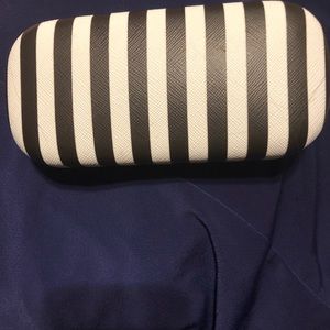 Henri Bendel Centennial Stripe sunglass case